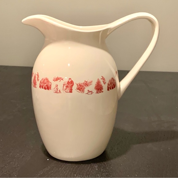 Vintage 2004 Square Nest Christmas Pitcher - Picture 2 of 13